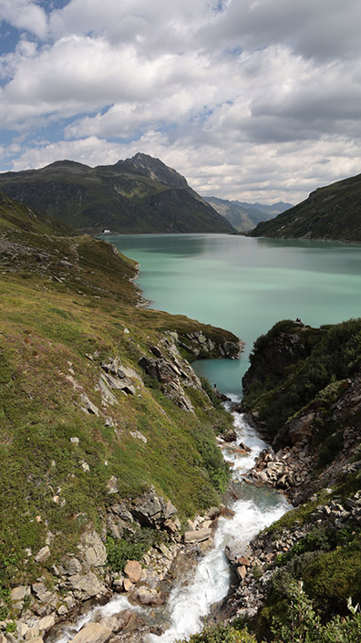 Uitzicht bij Silvrettasee